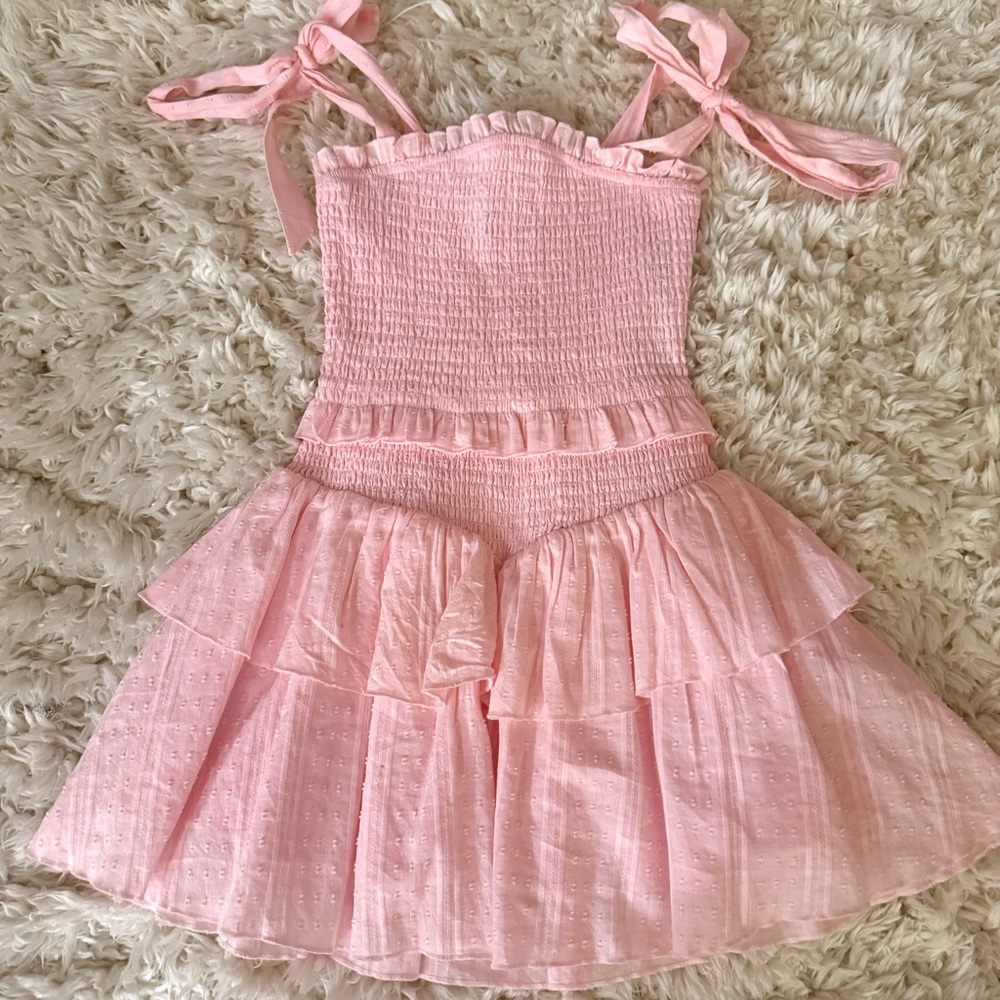 Katie J NYC Pink Casual Kids Dress
